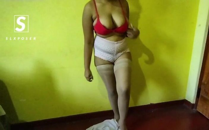 Sl Xposer: O fată drăguță sexy din Sri Lanka își arată curul mare