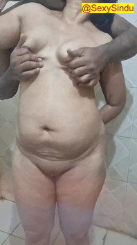 Indian Wife MILF Is Bathing in Saree