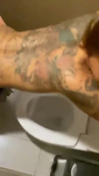 Johntronx - Fucking a Slutty Hot Tattooed Babe in a Bathroom