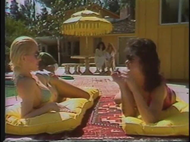 Old Good Porn: Hot babes enjoy as they give a huge pole a...