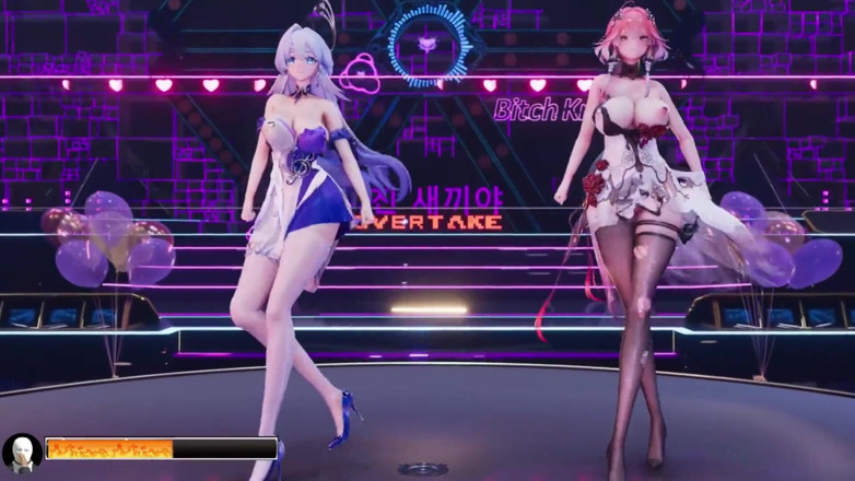 MikuMotion: Bailando y golpeando tijeras Ming Marea y batalla Doble plug...