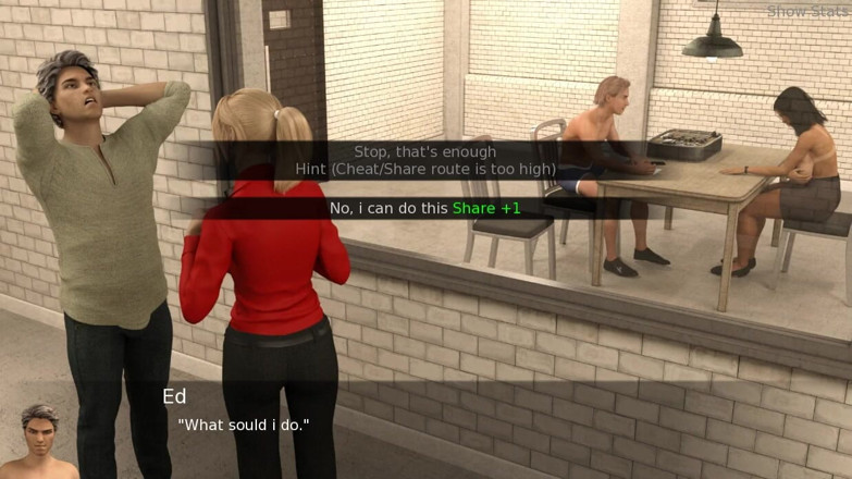 XXX Games Bunk: Project Hotwife - Gameplay - Roleplay - Wife Lied Purposely to See Cock...