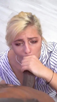 Blondynka Potrzebuje Czarnego Kutasa, Teraz W Jej Tyłku. Andrea Blonde, Międzyrasowy Anal W Fakings Black Fix