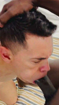 Interracial Threesome with Two Big Cocks
