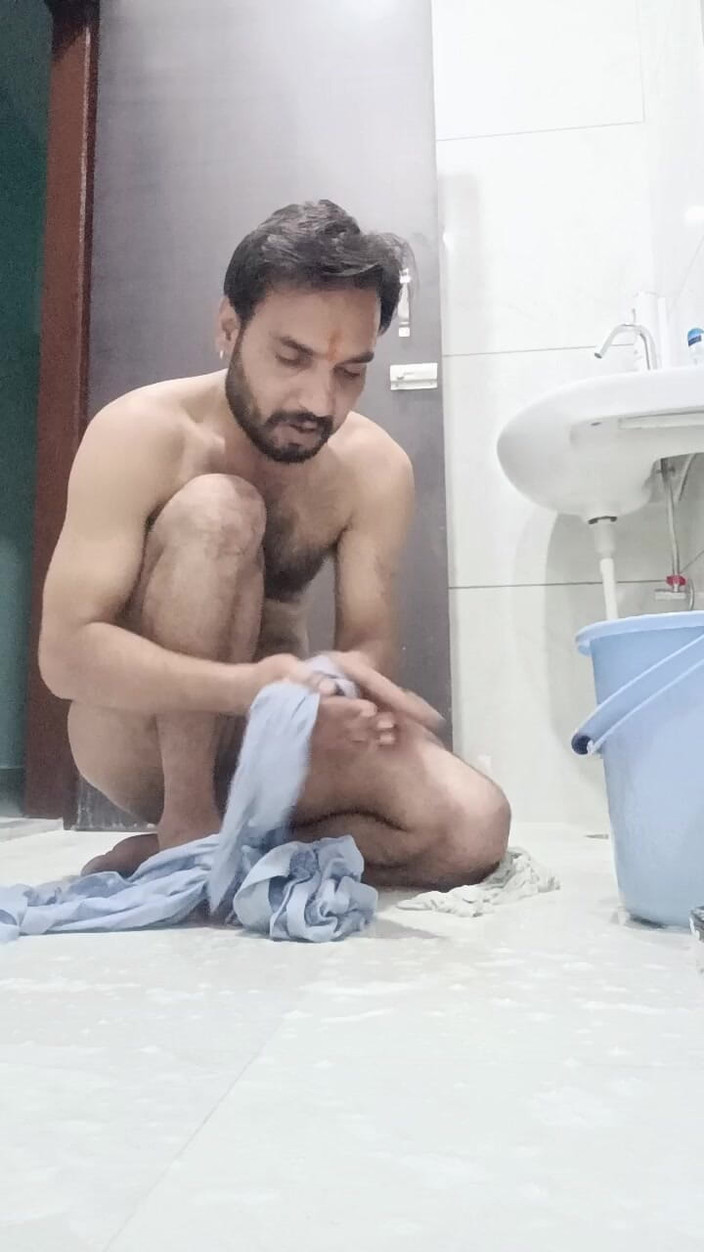 Rajasthani-old-lover: Tatăl se bucură de Masterbation și ejaculare împușcat cu mine