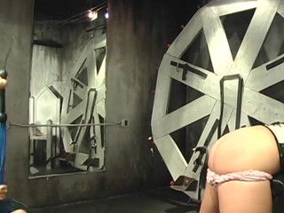 Girl on Girl: Big titted slave gets whipped by dominatrix