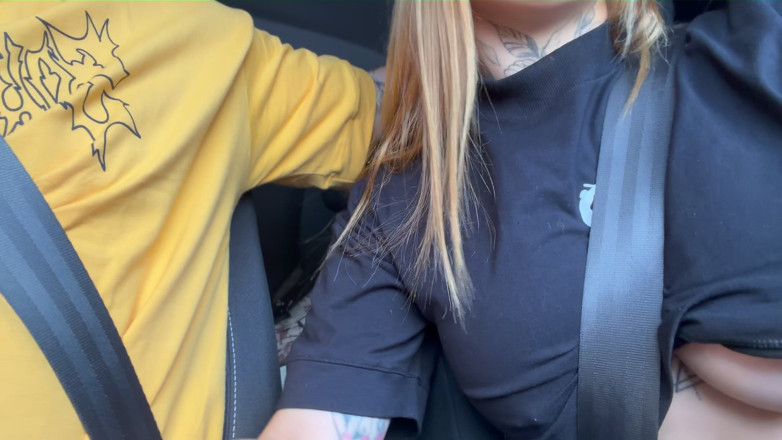 Guilherme Ortiz: Perfect Girlfriend Sucked My Cock Inside the Car and Swallowed...