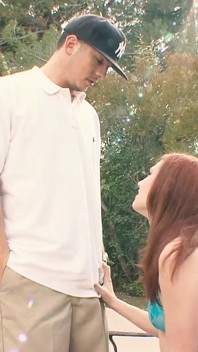 Alex Tit Fucks Her Man Outside and Then Moves Indoors for the Finish