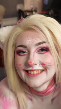 POV: Kitty Body-paint Fuck Experience