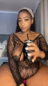BBW Striptease & Analplay