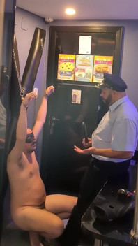 Cuffed and Tested - Bear Cop Gutpunch Session