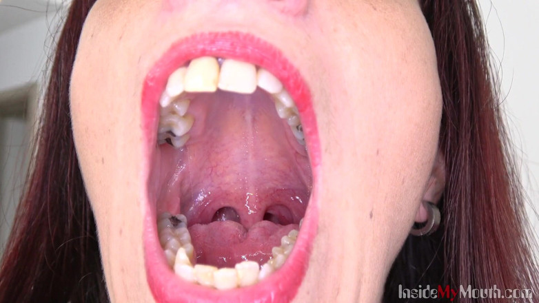 Inside My Mouth: Munfetischklipp med Ali Bordeaux Fullhd - Inuti min mun