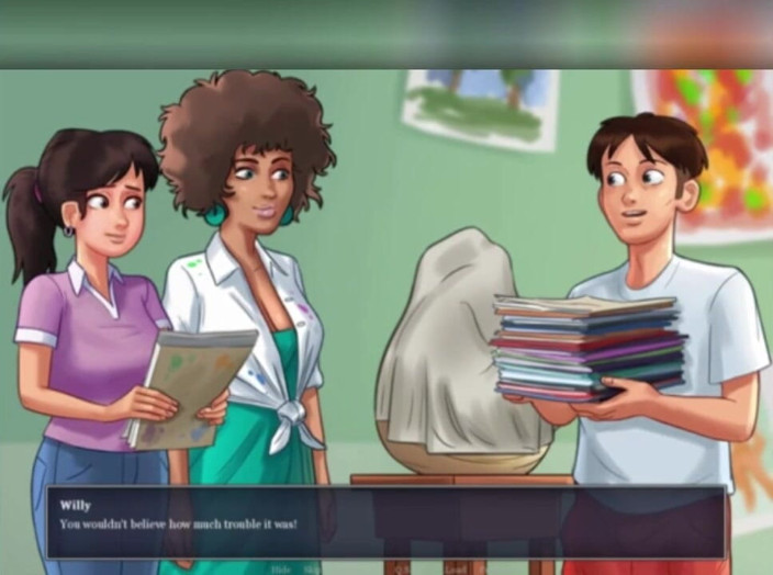3DXXXTEEN2 Cartoon: C'est juste un collage. Dessin animé porno en 3D, sexe