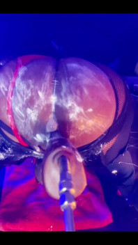 Sexy Femboy Creamy Butt Machine Fuck