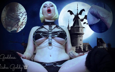 Goddess Misha Goldy: Rosnące uzależnienie od BBC! Jesteś uzależniony od ssania BBC! (Wersja hallowen)