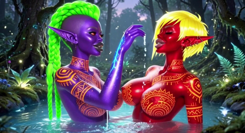 Hot girl dancing: Captain Nova Episode 8, Ai Animation