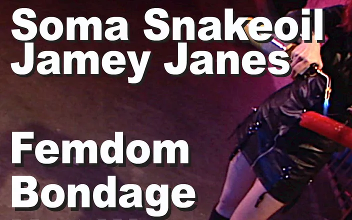 Picticon bondage and fetish: Soma Snakeoil &amp; Jamey Janes Femdom Bondage Hot Wax GMJP-IR0009