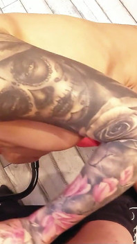 Thể thao sừng với cumshot