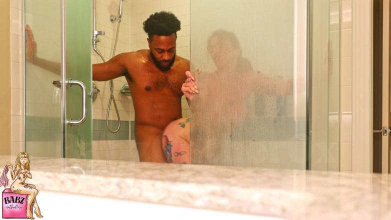 Babz0nther0x: Redhead Has BBC Shower Sex