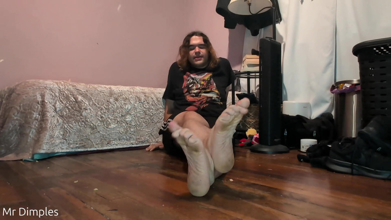 Mr Dimples: Post-workout Feet and Ass JOI!