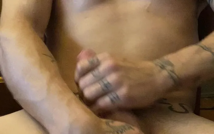 BlessedTongue_KuntryHung: HungKuntryBoy Strokes his CoCK