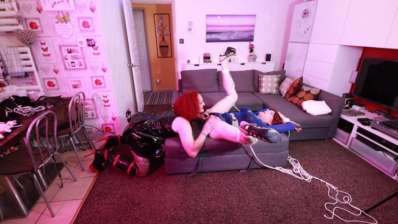 Mistress Jodie May: Transvestite tie and tease