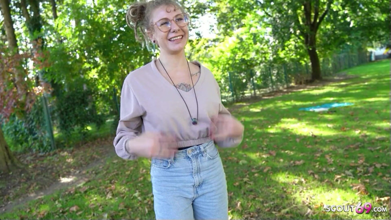 German Scout: German Scout - First Anal Creampie Sex for Tiny Teen Julia...