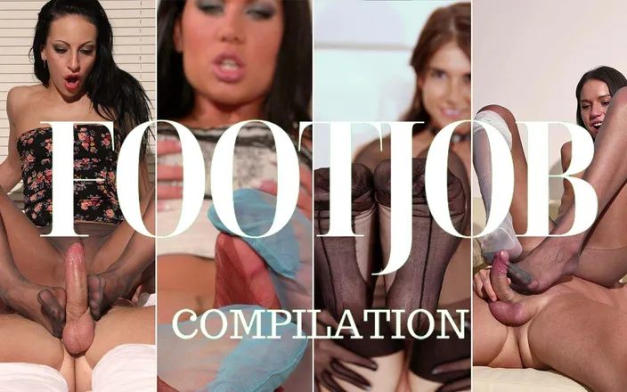Lucy Van Angel: Footjob Compilation 1