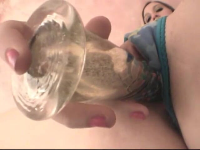 Spungy Gunk Films: Jules Sterling green pyrex masturbation