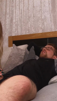 Petite Blonde Princess Gabie Monroe Worships Cock & Rides for a Dripping Creampie