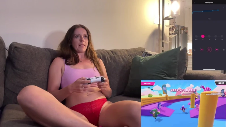 Nadia Foxx: Playing Fall Guys with My Lush in and Trying Not...