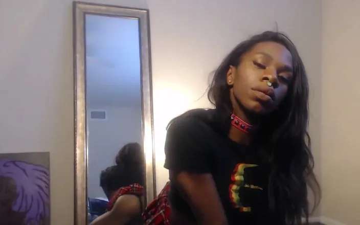 AJ180: Young Looks Sexy Twerking in a College Skirt