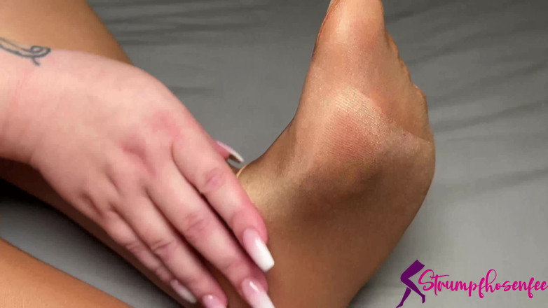 Tights free: Pantyhose menggoda close-up