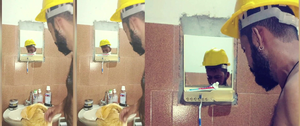 Stink HairyMale: Me Taking a Shower