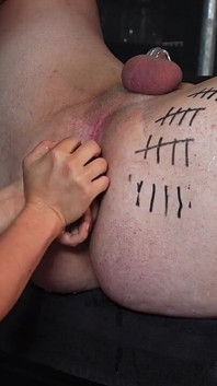 24 Buttplug Popping Femdom Anal Slave