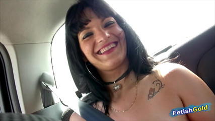 Fetish Gold: Sexy brunette babe picked up and intense fucked by the...