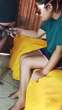 College Girl Wanna Lick His Cock All Night in the Hotel