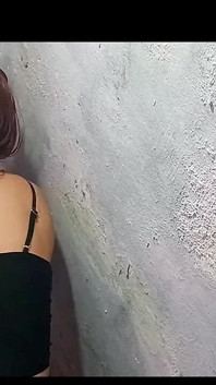 Wife Shows off at a Bar Without Panties!