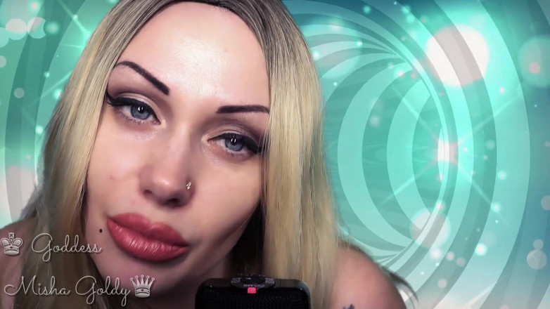 Goddess Misha Goldy: Mesmerizing 3Dio ASMR! You can feel ny power here! I will...