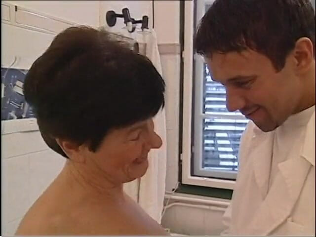 Milf in Love: Old woman takes her young doctor's cock