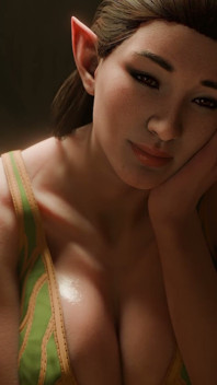 Orc & Elf Tavern Futanari - Group Sex Then Private Room with the Bar Elf - 3D Animation