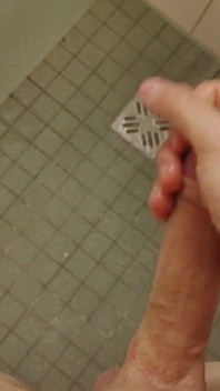 Piss and Cum on the Glass of My Shower