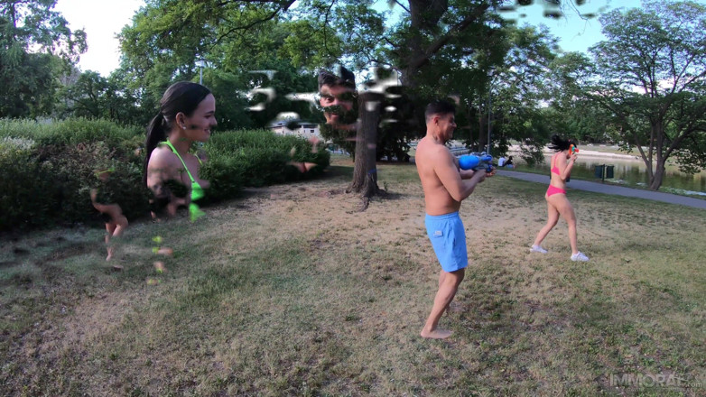 Immoral Live: Entrenamiento de puta sexy e intenso trío