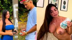 我给哥伦比亚熟女提供现金，在街上吮吸我的鸡巴 - Silvana lee和 milan Rodriguez