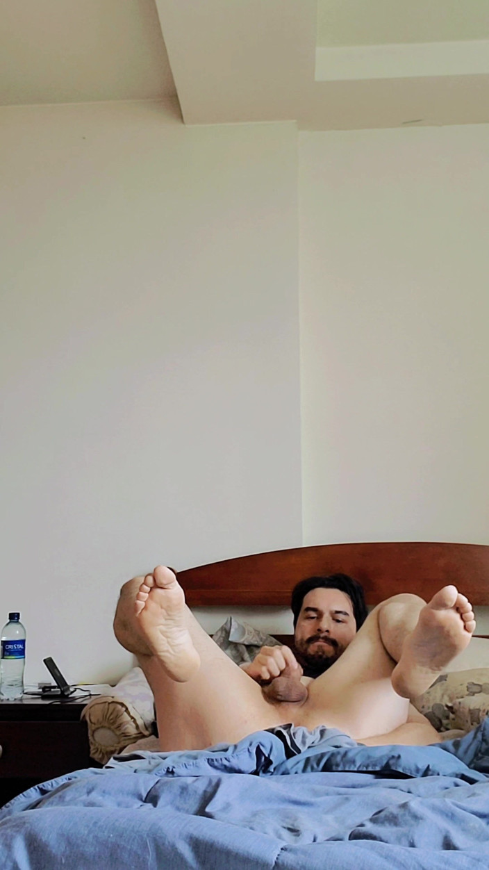 SlutClosetedfag: Dildo in My Marital Bedroom