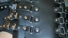Anal in Leather Harness