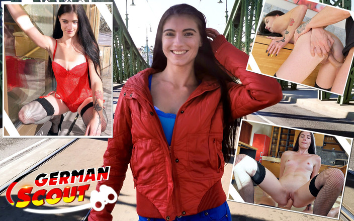 German Scout: German Scout - キャスティングファックで長い脚と髪を持つスキニートールティーンラナレナニ