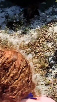 Outdoor sex with two hot hots in an abandoned house on the beach