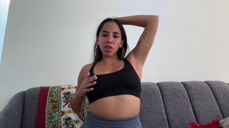 Goddess Alexa femdom: 操我的腋窝撸管撸管指挥调教性爱失败者性爱