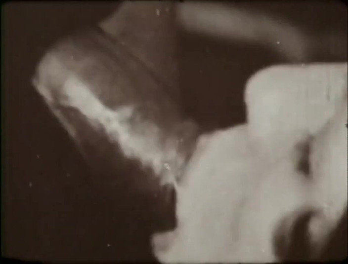 Vintage megastore: Masked black guy fucks the bound brunette